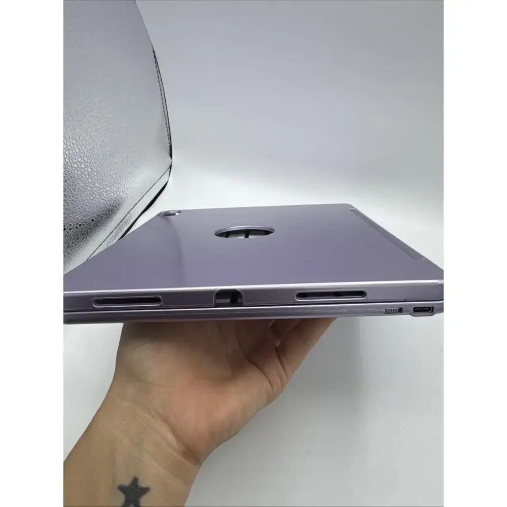 Bluetooth Keyboard Case for iPad Purple Wireless Smart Folio Cover